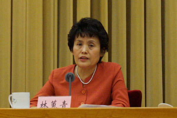 教育部部长助理林蕙青出席大会并讲话